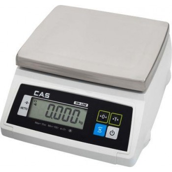 Настольные порционные весы CAS SW-W с влагозащитой IP66