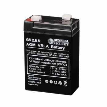 Аккумулятор CA628 6V 2,8Ah